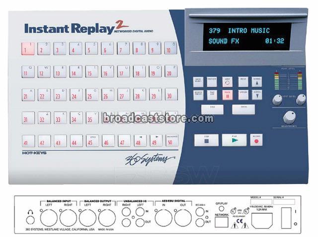 360 Systems DR600 硬盤(pán)錄音機(jī)，即時(shí)播放硬盤(pán)錄音機(jī)